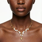Floriography Keshi Pearl Branch Necklace