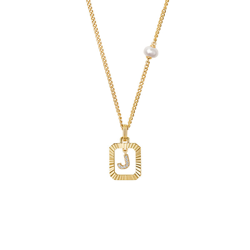 Be Myself Initial Necklace