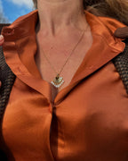 Opera Phantom Tiger's Eye Pearl Necklace