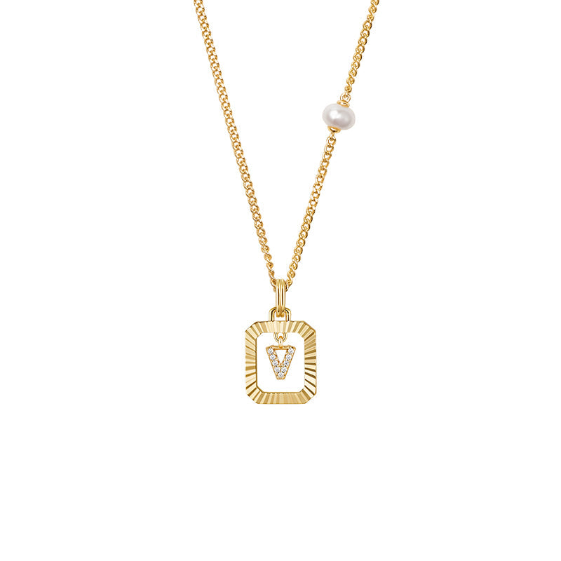 Be Myself Initial Necklace