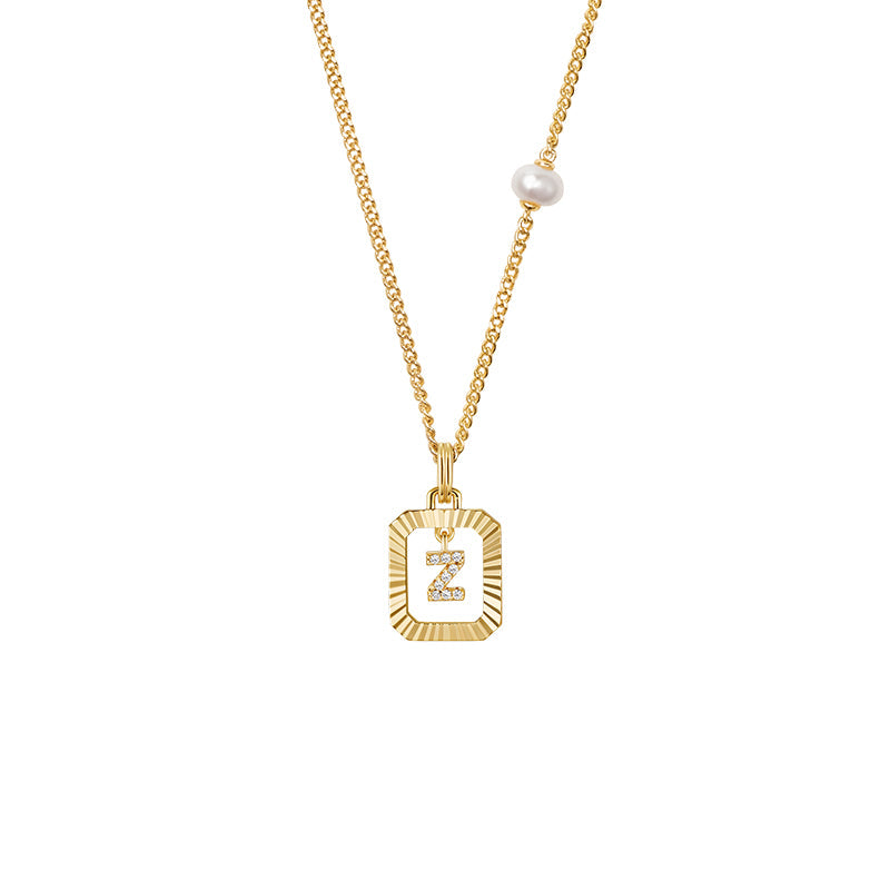 Be Myself Initial Necklace
