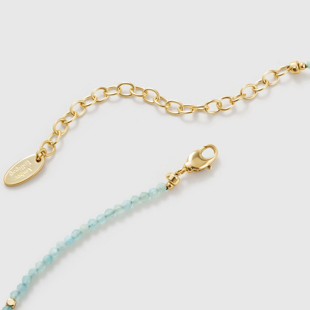 Amazonite Beaded Necklace - Amber Lollipop