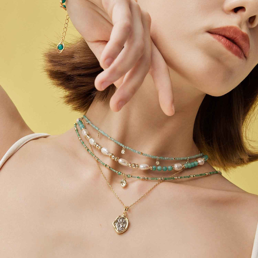 Amazonite Beaded Necklace