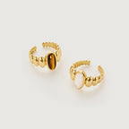 Autumn Breeze Impression Tiger’s Eye Ring AmberLollipop