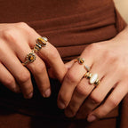 Autumn Breeze Impression Tigerite Ring