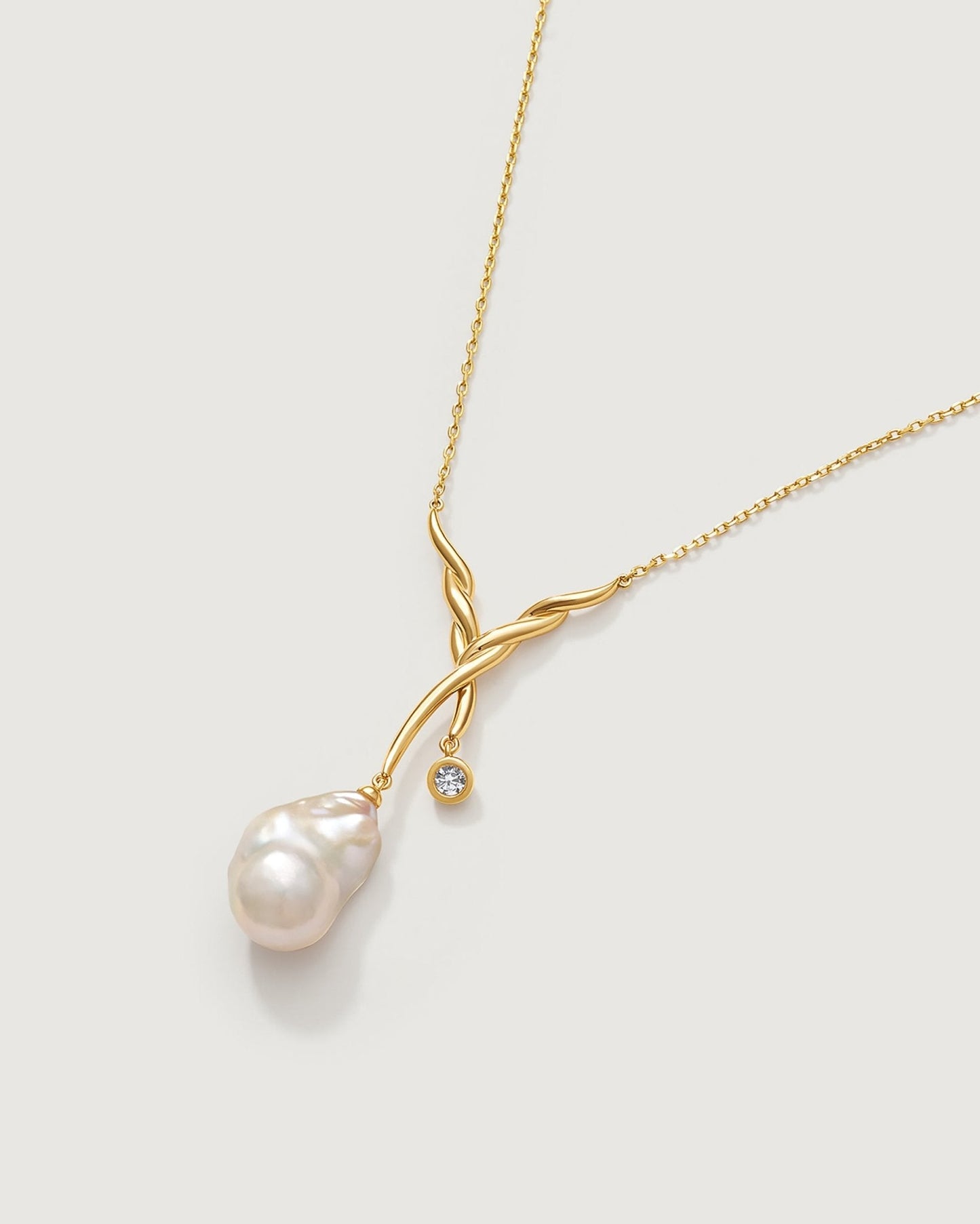 Ballet Pearl Necklace - Amber lollipop