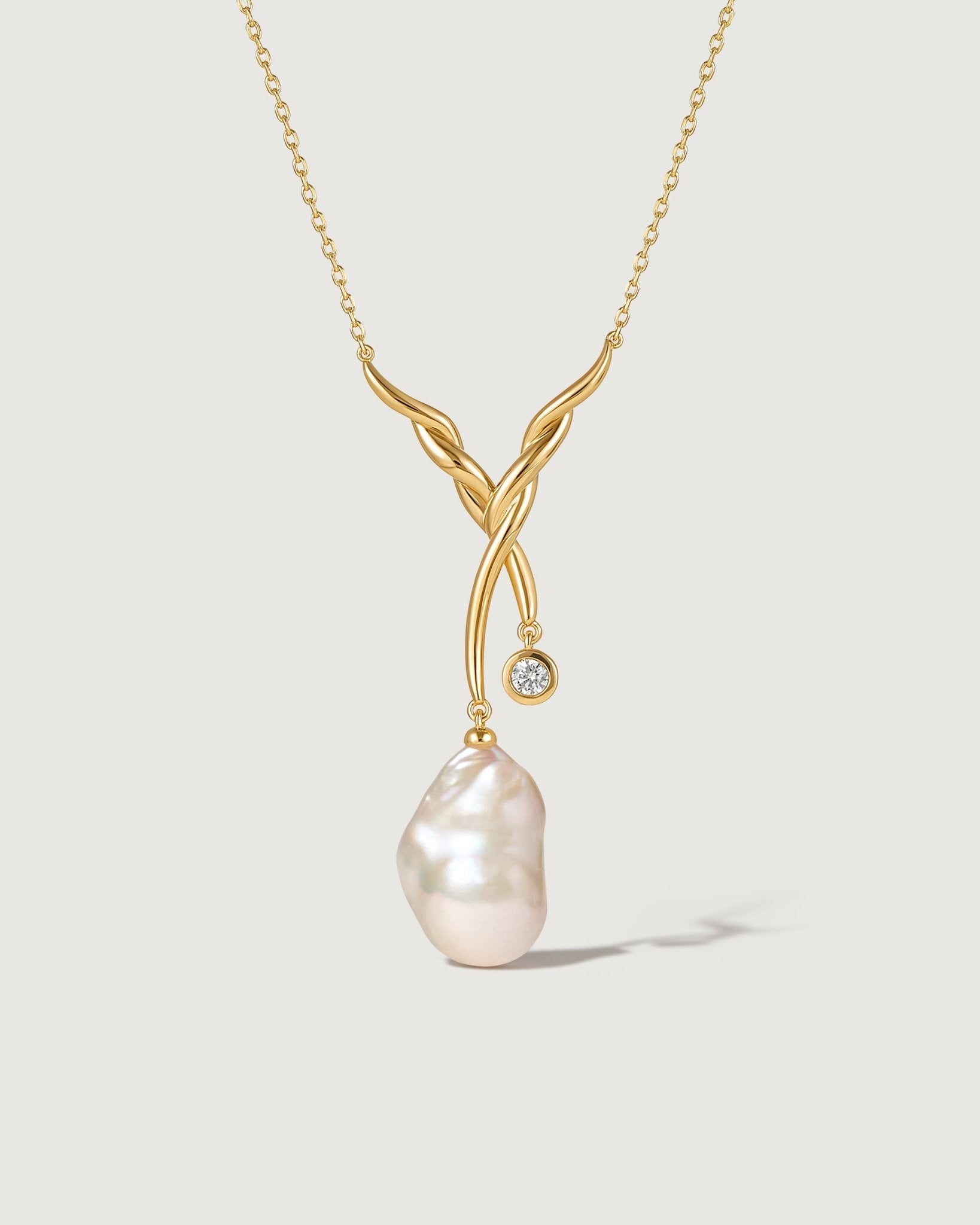 Ballet Pearl Necklace - Amber lollipop