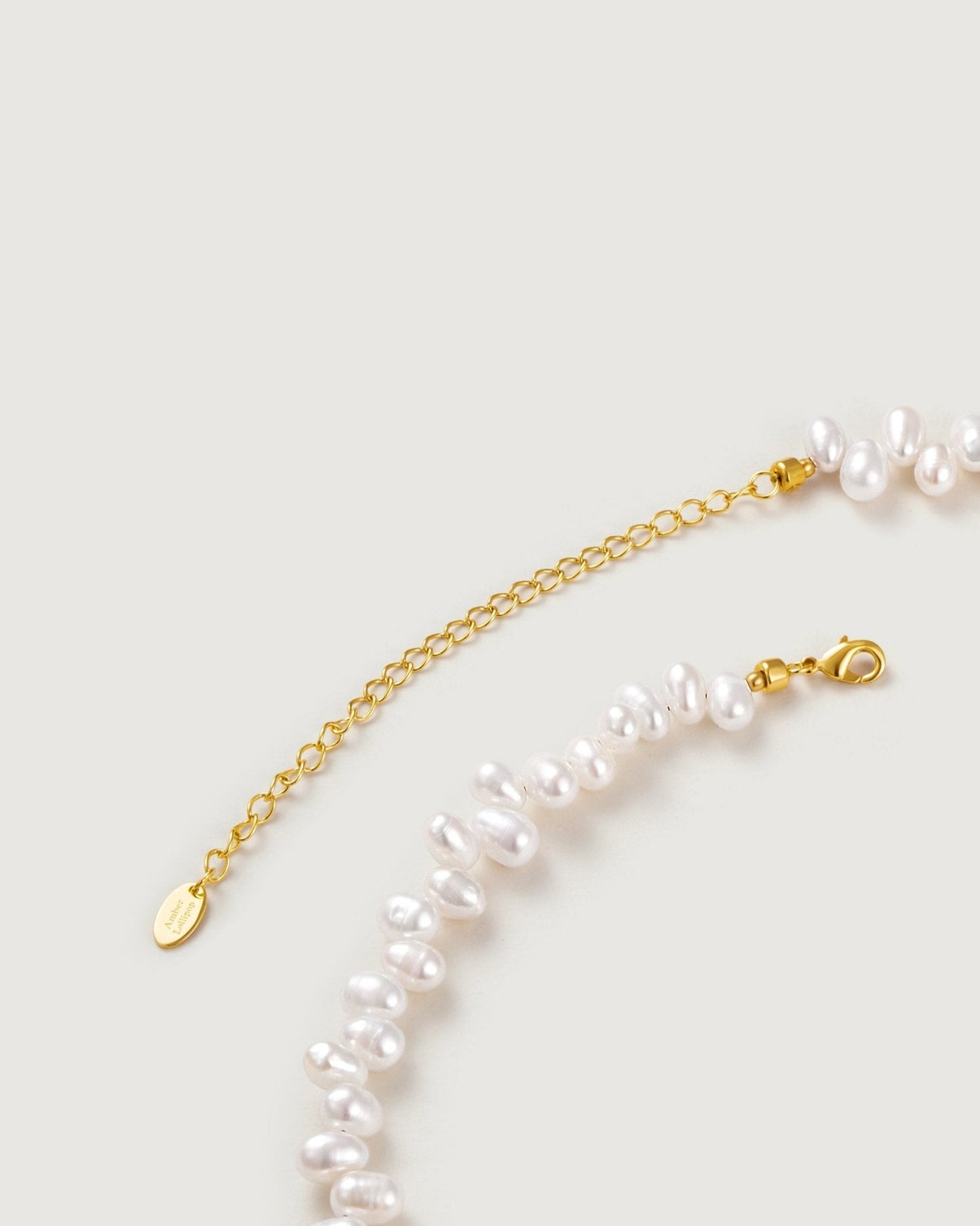 Banyu Floral Affair Pearl Necklace - Amber lollipop