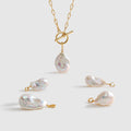 Baroque Pearl Pendants (No Chain Included, Pendant Only) - Amber Lollipop