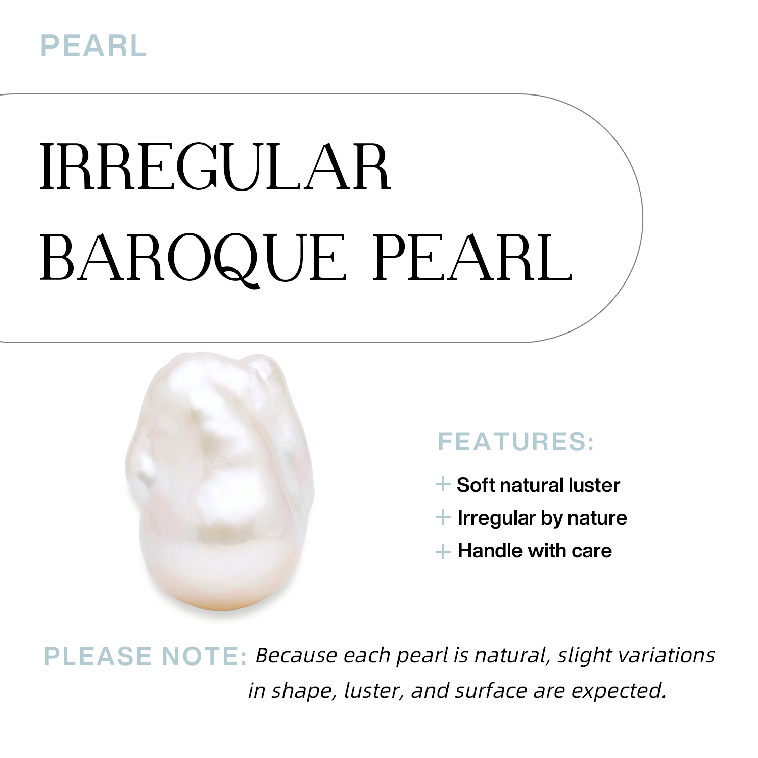 Breaking Dawn Baroque Pearl Necklace