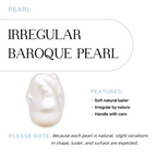 Love Baroque Pearl Hoop Earring