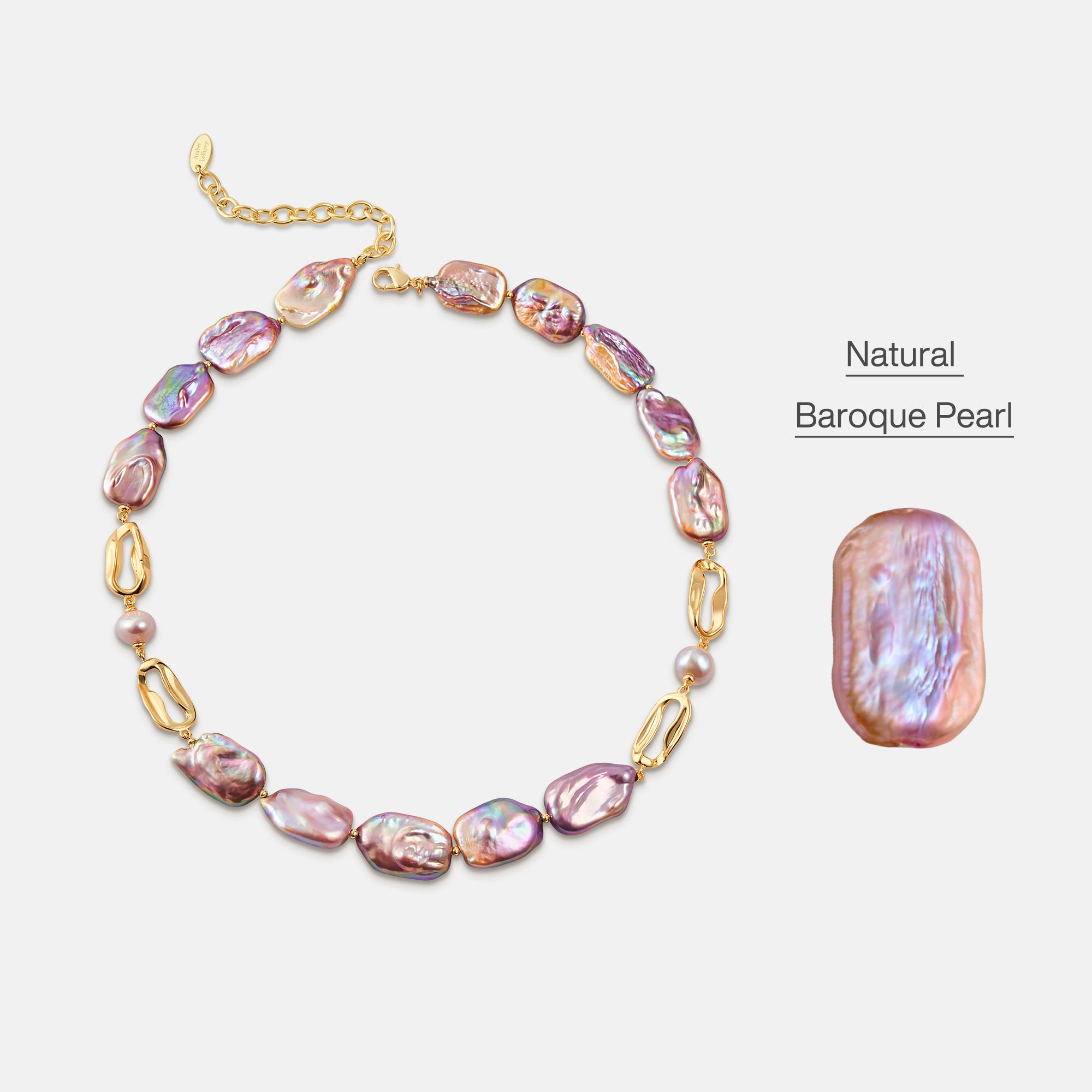 Sea Treasure Baroque Pearl Collar Necklace