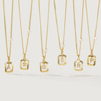 Be Myself Initial Necklace AmberLollipop