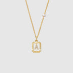 Be Myself Initial Necklace AmberLollipop