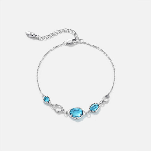 Blue Topaz Multi-Stone Bracelet AmberLollipop