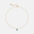 Blue Topaz Pendant Necklace AmberLollipop