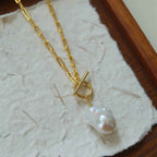 Breaking Dawn Baroque Pearl Necklace