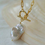 Breaking Dawn Baroque Pearl Necklace