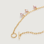 Breaking Dawn Baroque Pearl Necklace - Amber Lollipop