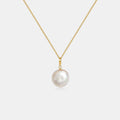 Button Pearl Necklace AmberLollipop