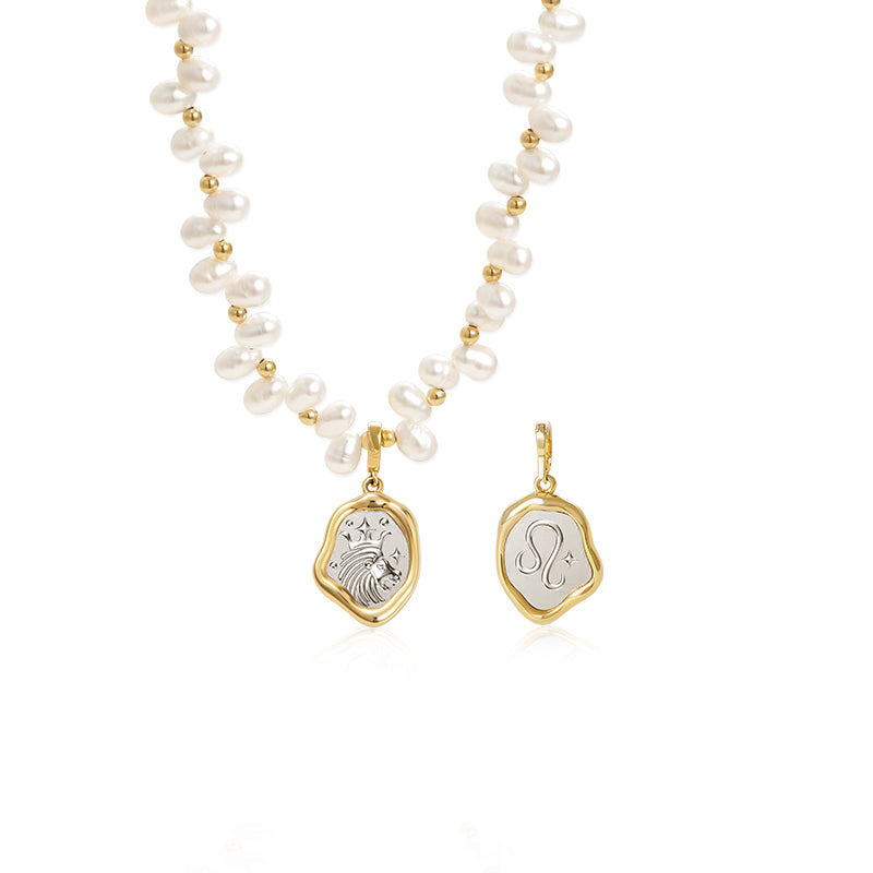 Zodiac Pearl Necklace