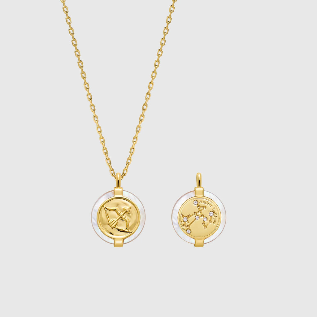 Zodiac Mother-of-pearl Necklace