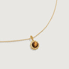 Caramel Coffee Tiger’s Eye Necklace AmberLollipop