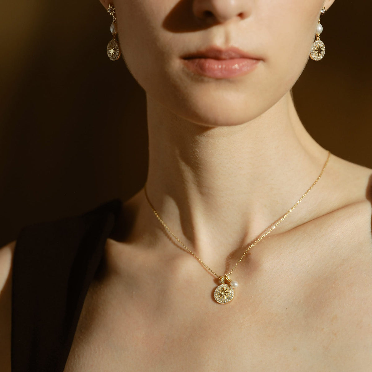 Celestial North Star Necklace AmberLollipop