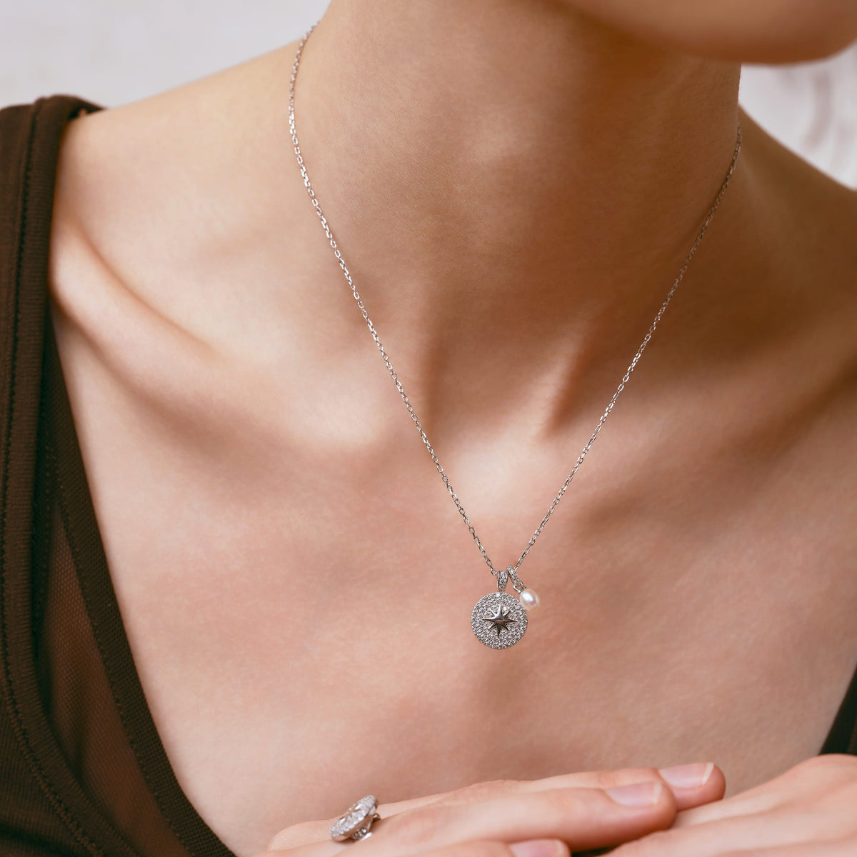 Celestial North Star Necklace AmberLollipop