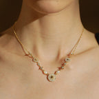 Celestial Star CZ Pendant Necklace AmberLollipop