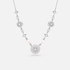 Celestial Star CZ Pendant Necklace AmberLollipop