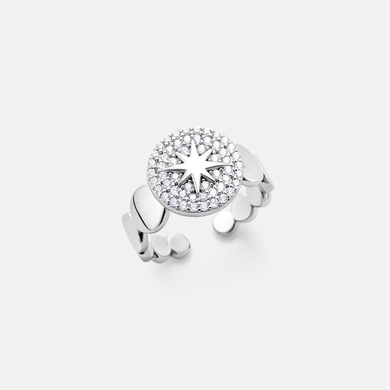 Celestial Star Open Ring AmberLollipop