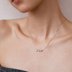 Celestial Star Paperclip Necklace AmberLollipop