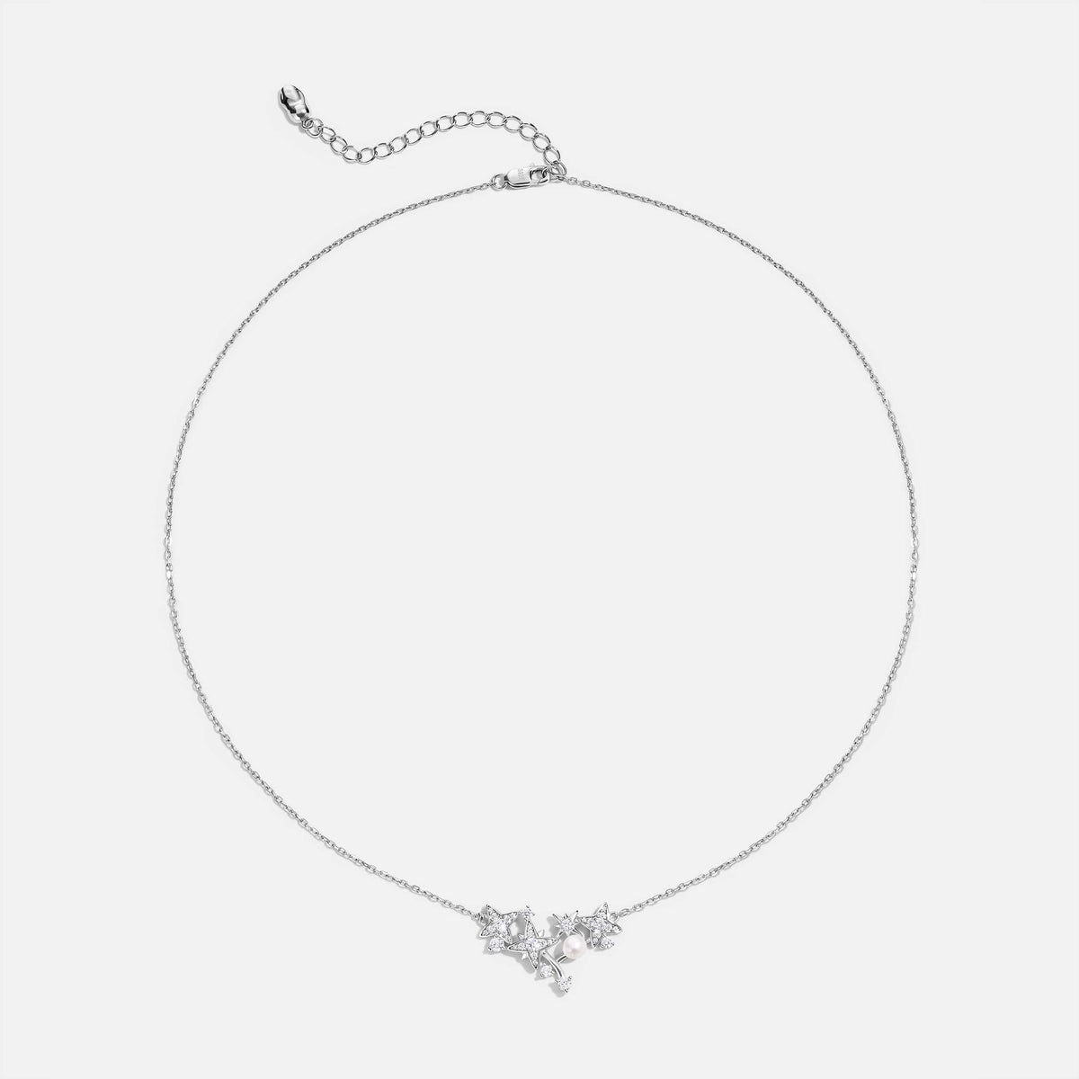 Celestial Triple Star Necklacec AmberLollipop
