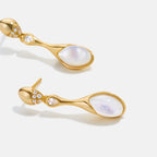 Champagne Moment Pearl Drop Earrings AmberLollipop