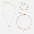 Champagne Moments Pearl Jewelry Set AmberLollipop
