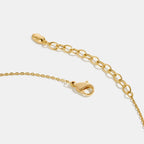 Chloris Pansy Necklace AmberLollipop