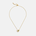 Chloris Pansy Necklace AmberLollipop