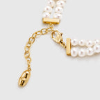 Chloris Pansy Pearl Bracelet AmberLollipop