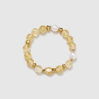 Citrine Beaded Bracelet - Amber Lollipop