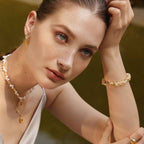 Citrine Beaded Bracelet