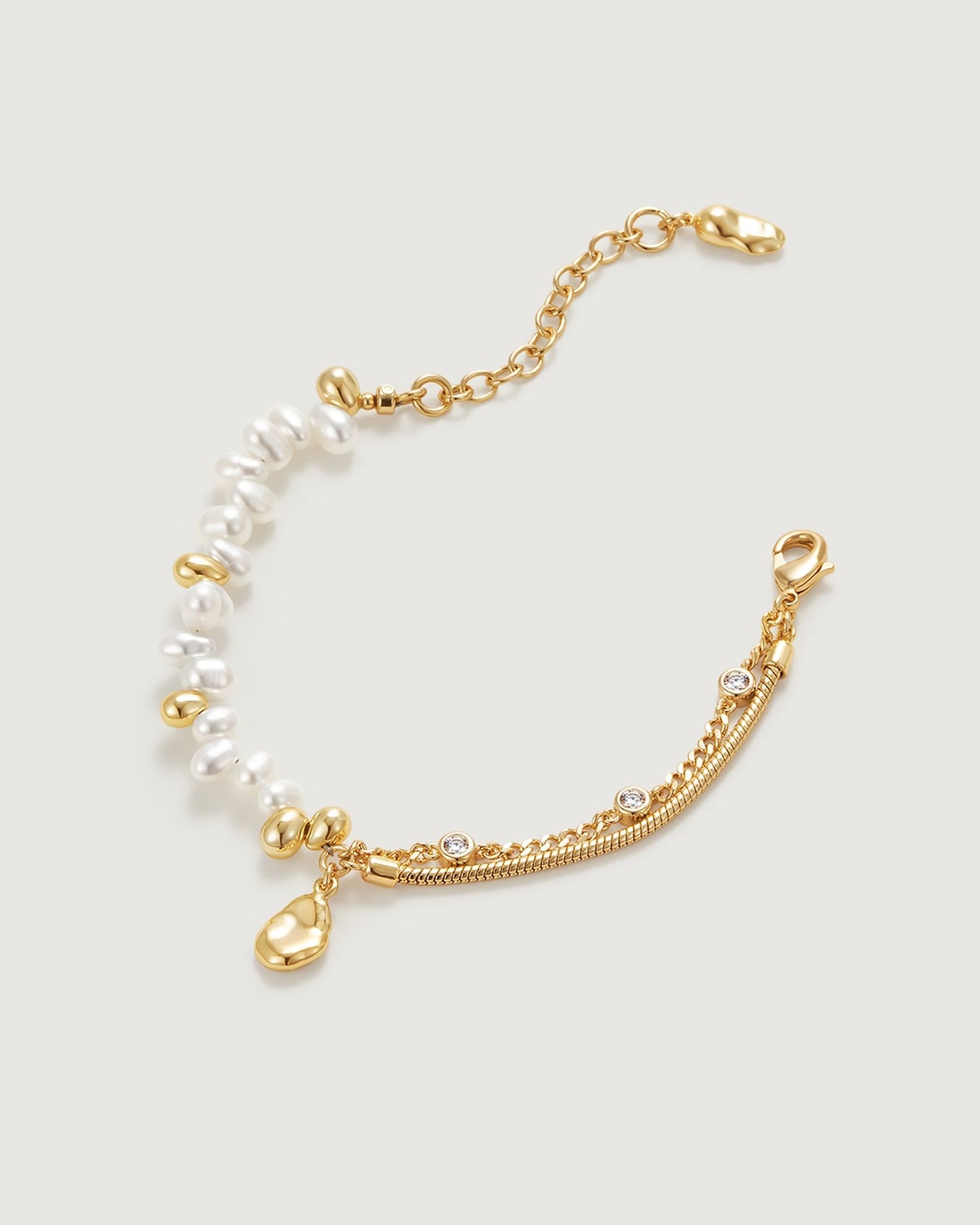 Coast Pearl Bracelet - Amber lollipop