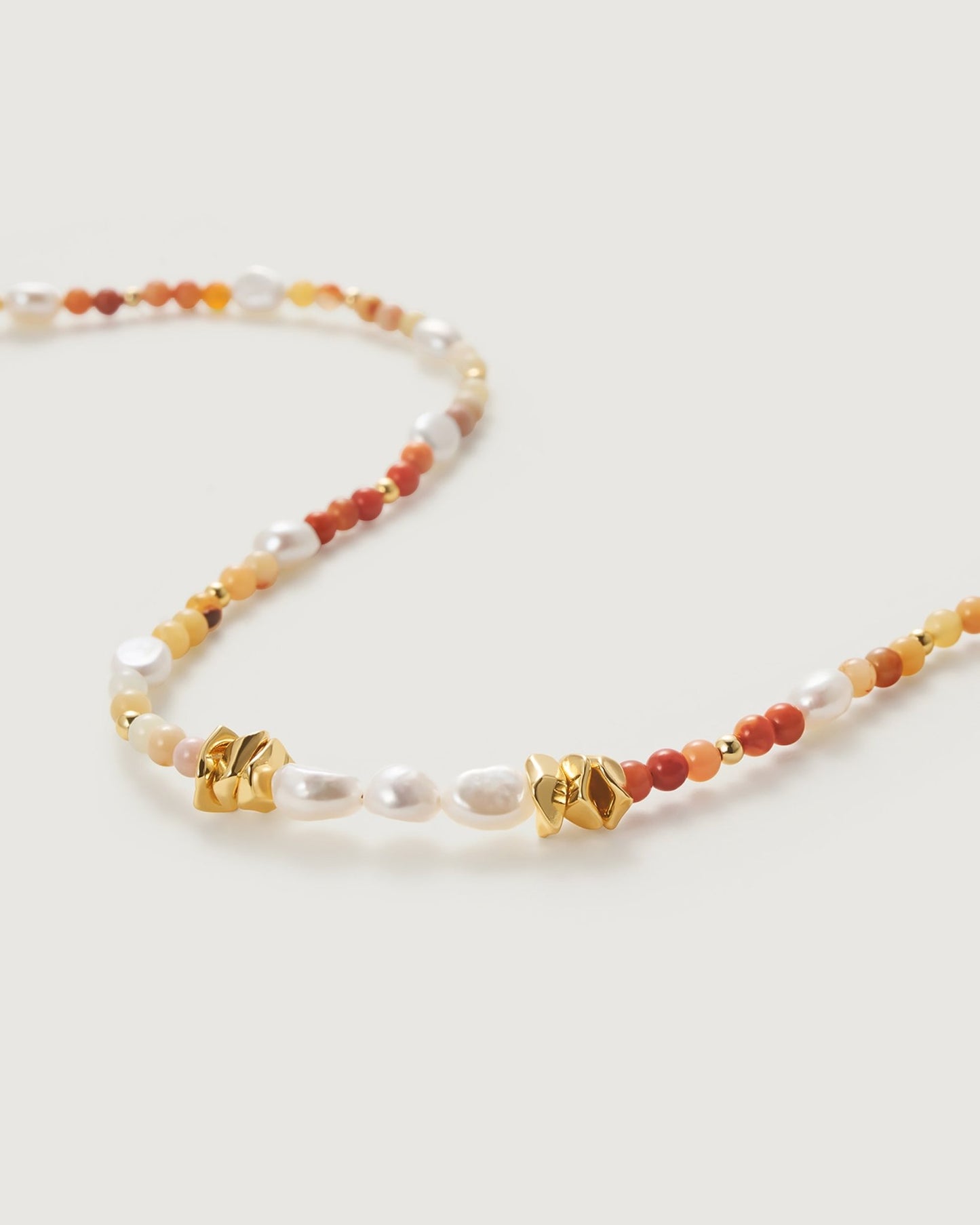 Countryside Dusk Necklace - Amber lollipop