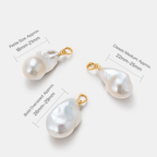 Custom Baroque Pearl Pendant Necklace AmberLollipop