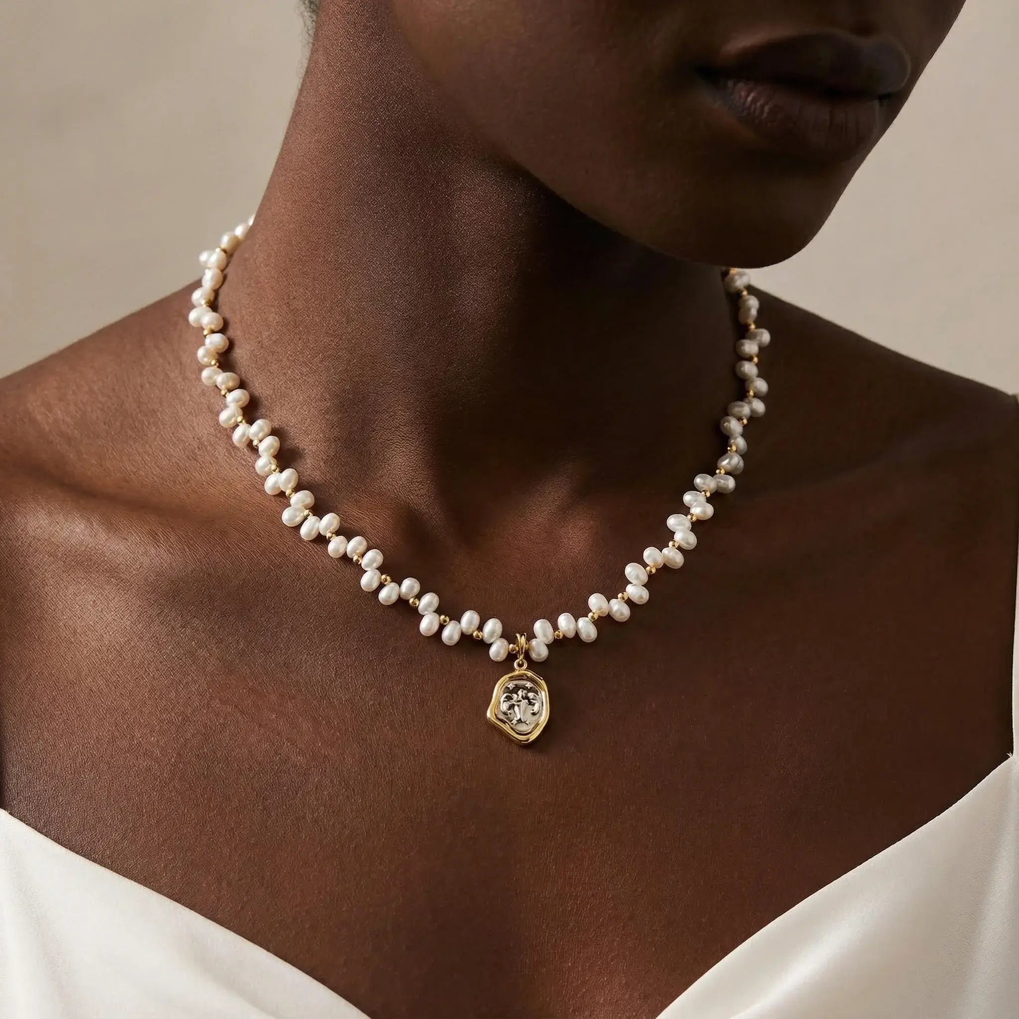 Zodiac Pearl Necklace