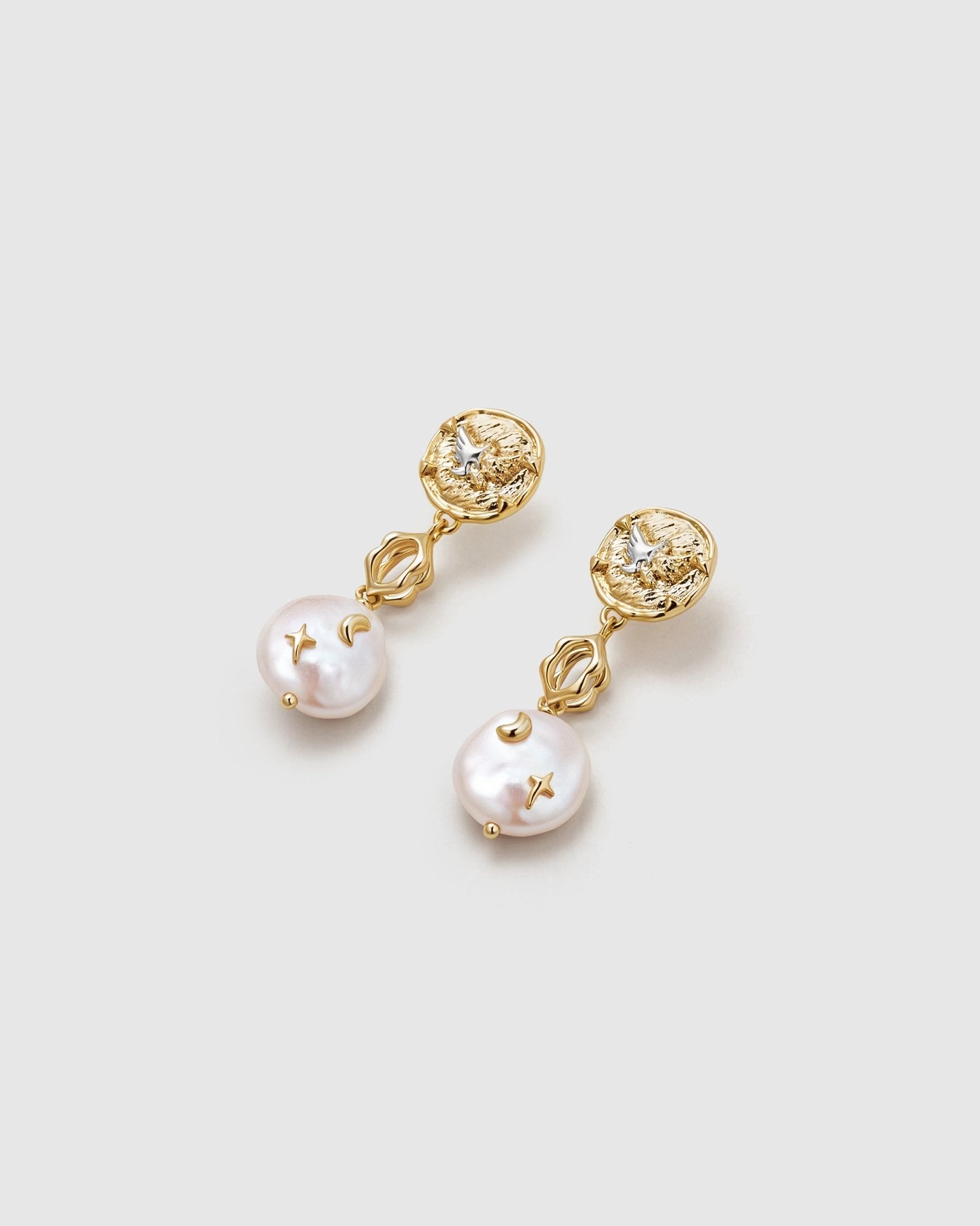 Derora Baroque Pearl Earrings - Amber Lollipop