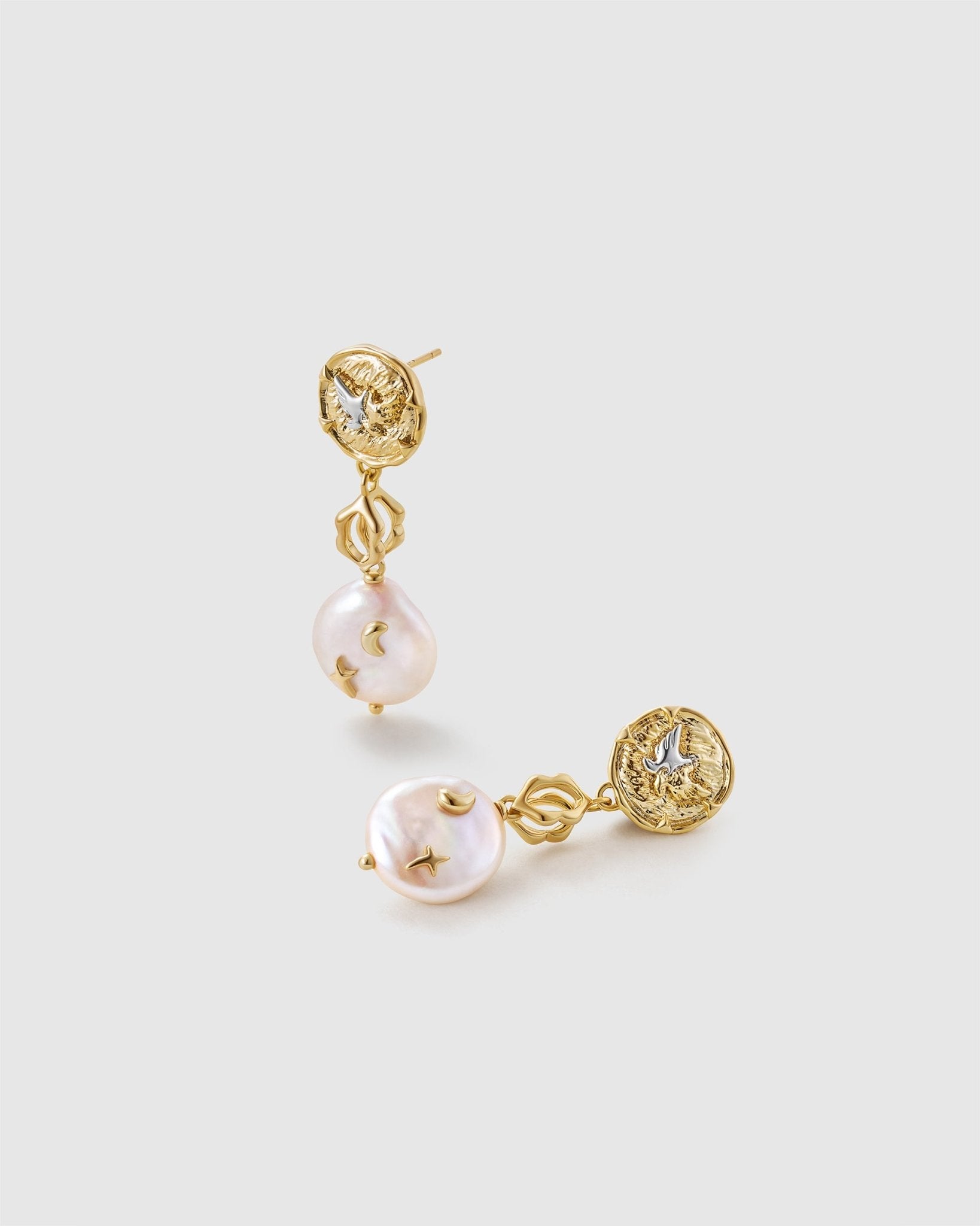 Derora Baroque Pearl Earrings - Amber Lollipop