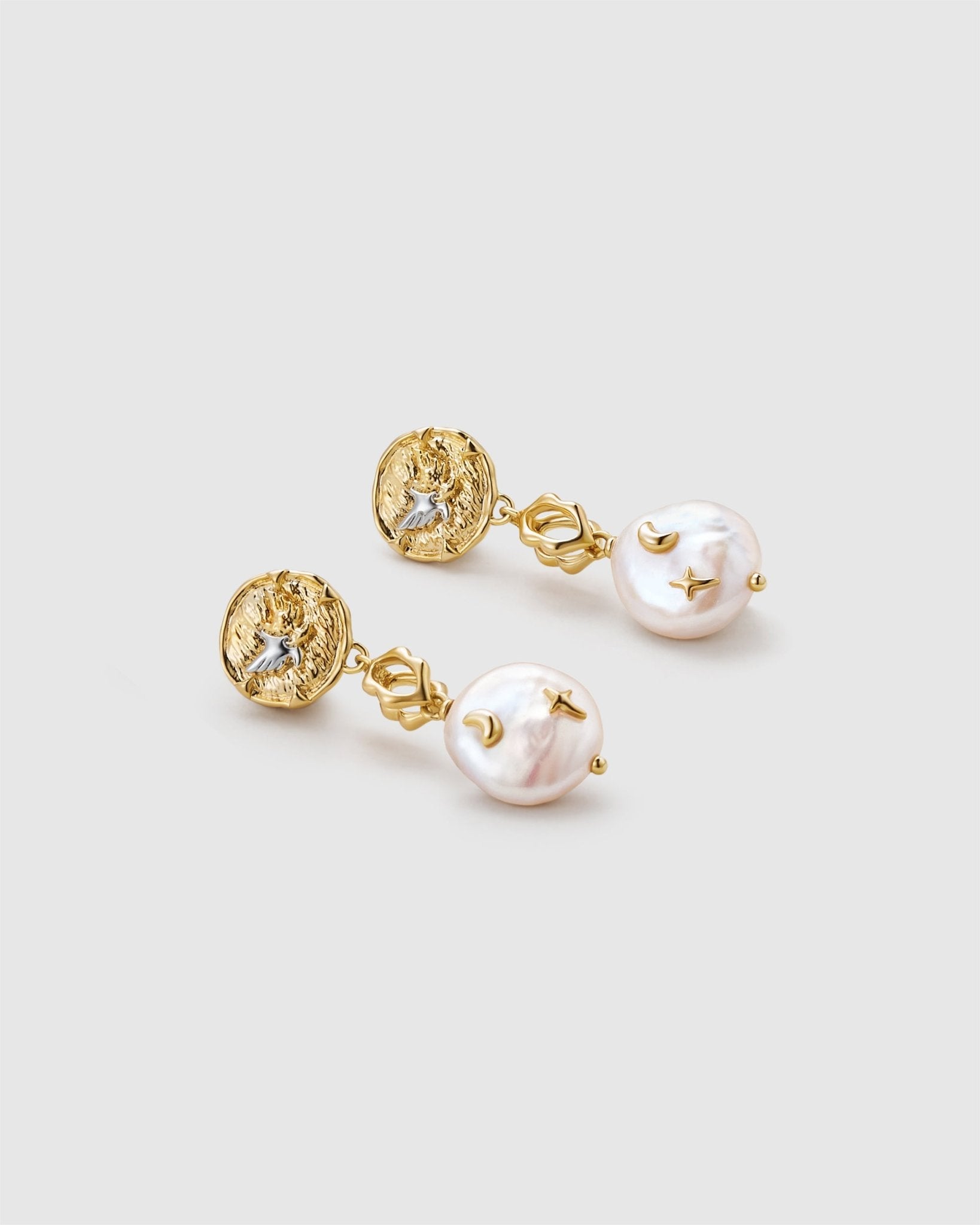 Derora Baroque Pearl Earrings - Amber Lollipop
