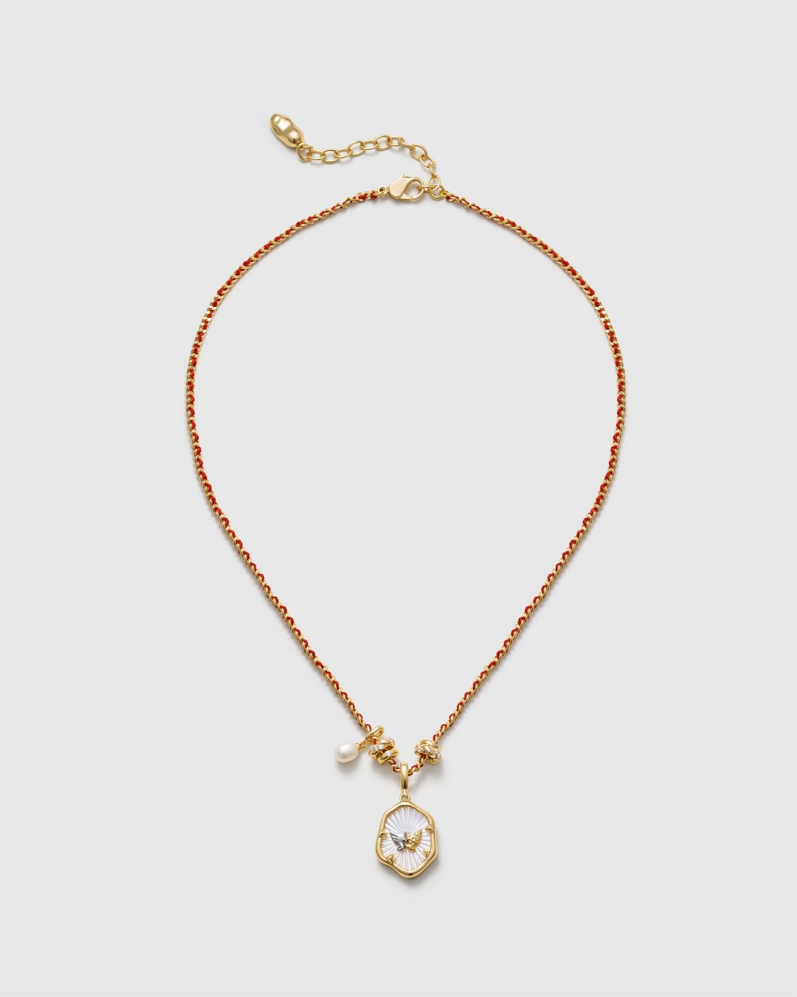 Derora Pendant Necklace - Amber Lollipop