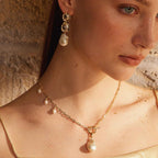 Desolate Realm Baroque Pearl Earrings